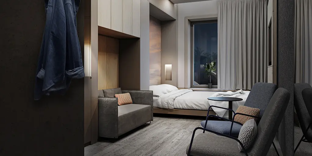 VALO Hotel & Work concept uses Mount Kelvin room controls