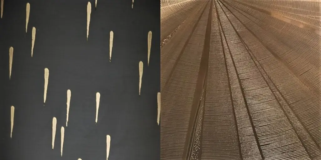 Sample Dark Antique Bronze (2 tones) Pattern: Drops