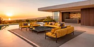 NALU COLLECTION RENEWS ITSELF: TALENTI’S “NOUVELLE VAGUE” LIGHTS UP IN YELLOW AMID STRIPES, GEOMETRIC TEXTURES AND NEW OUTDOOR ATMOSPHERES