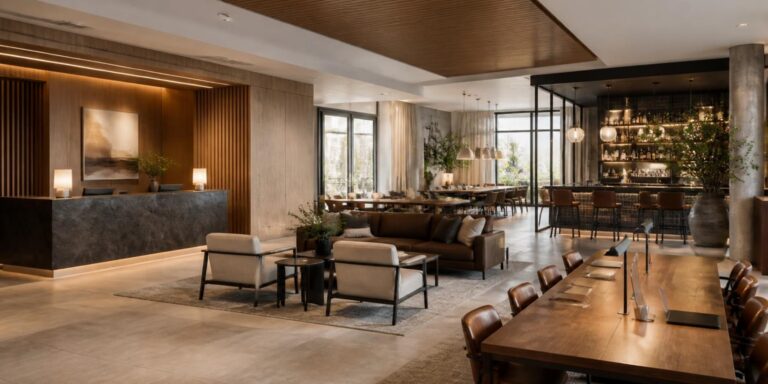 hotel lobbies