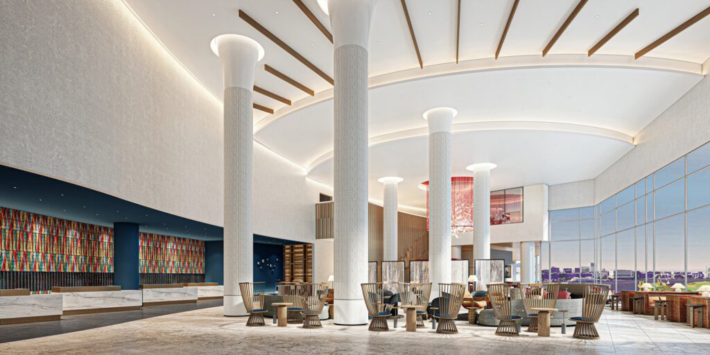 hotel lobbies